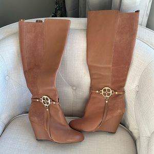 Tan boots 8.5 genuine leather